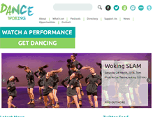 Tablet Screenshot of dancewoking.com